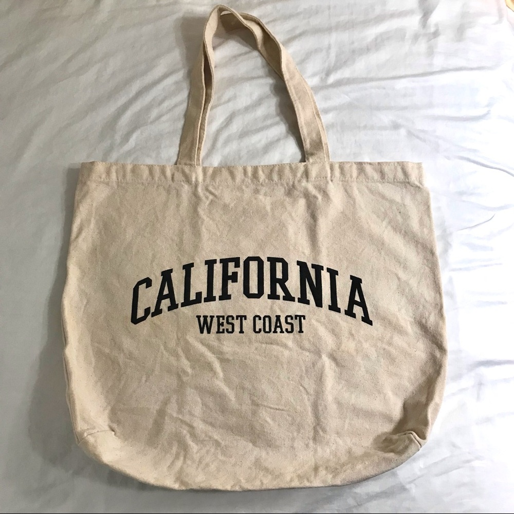 California West Coast Canvas Tote Bag